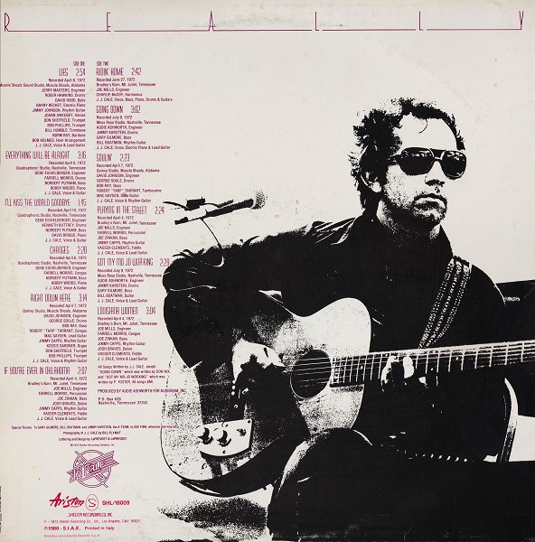 J.J. Cale - Really | Shelter Records (SHL/18009) - 2