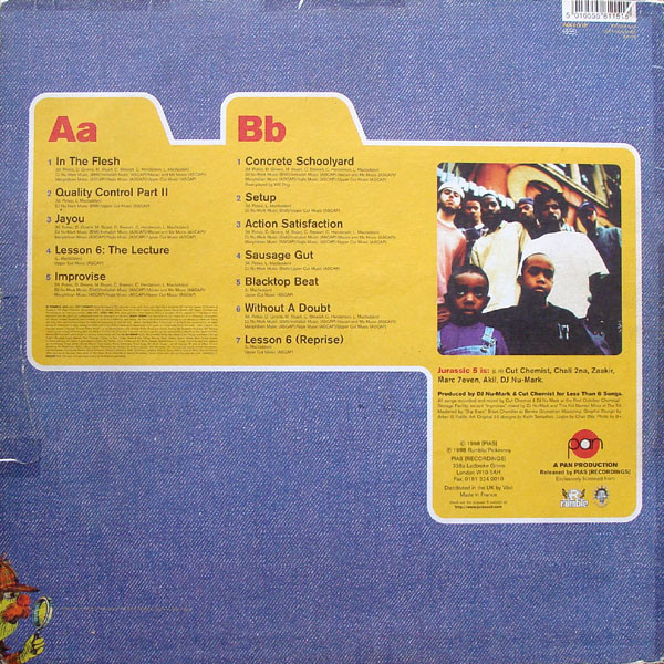 Jurassic 5 - Jurassic 5 | PAN (PAN 015 LP) - 2