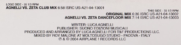 Eclectic - Real Love | Airplane! Records (ARP 21130) - 4