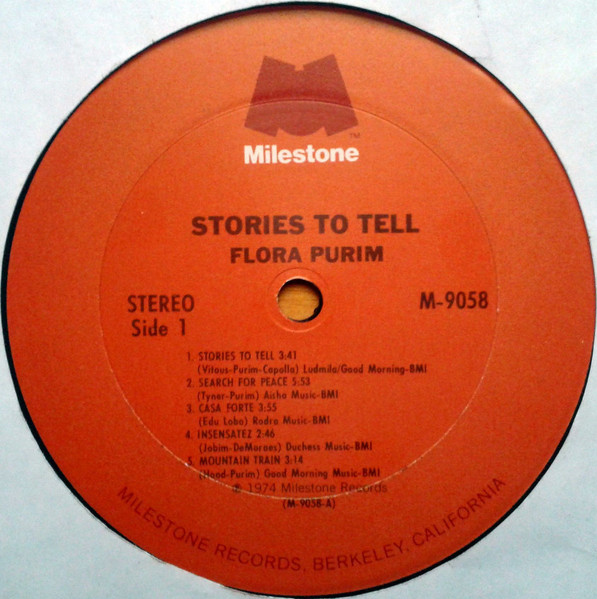 Flora Purim - Stories To Tell | Milestone (M-9058) - 3