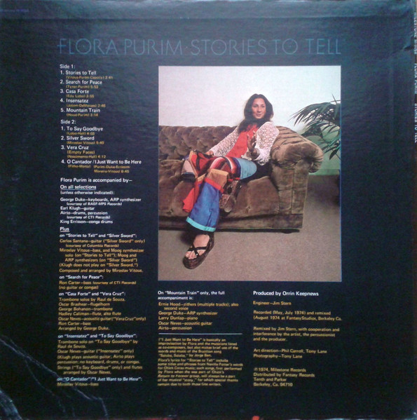 Flora Purim - Stories To Tell | Milestone (M-9058) - 2