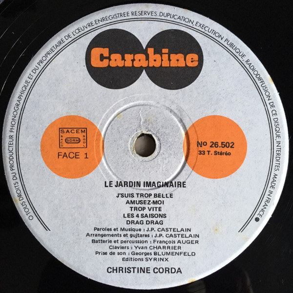 Christine Corda - Le Jardin Imaginaire | Carabine (26.502) - 3 Christine Corda - Le Jardin Imaginaire | Carabine (26.502) - 3