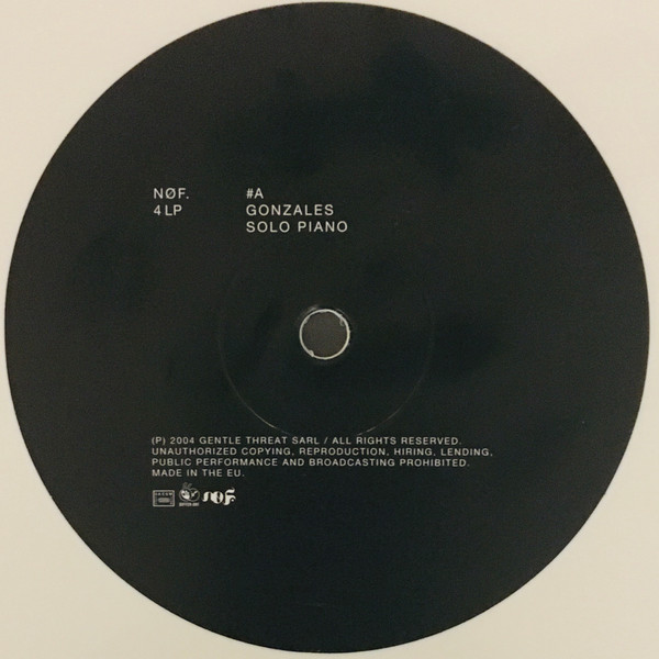 Gonzales - Solo Piano | No Format (NØF. 4 LP) - 3