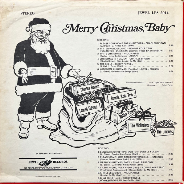 Various - Merry Christmas, Baby | Jewel Records (LPS 5014) - 2