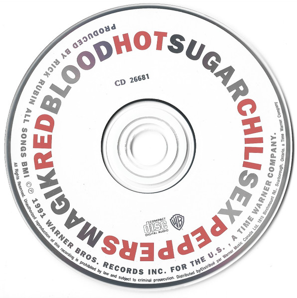 Red Hot Chili Peppers - Blood Sugar Sex Magik (CD) | Warner Bros. Records (CD 26681) - 3 Red Hot Chili Peppers - Blood Sugar Sex Magik (CD) | Warner Bros. Records (CD 26681) - 3