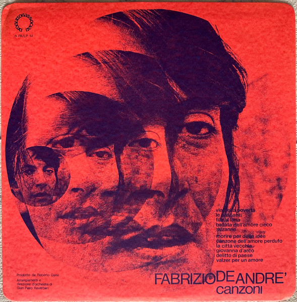 Fabrizio De André - Canzoni | Produttori Associati (PA/LP 52) Fabrizio De André - Canzoni | Produttori Associati (PA/LP 52)
