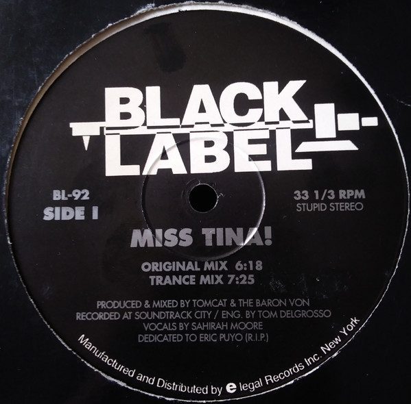 Miss Tina! - Miss Tina! | Black Label (BL-92) - main