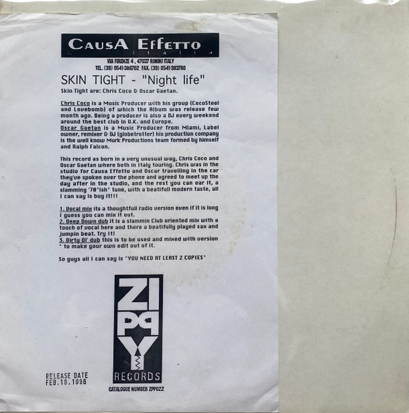 Skin Tight - Night Life | Zippy (ZPP022) - main