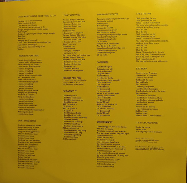 Ramones - Road To Ruin | Sire (SRK 6063) - 3 Ramones - Road To Ruin | Sire (SRK 6063) - 3