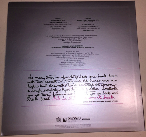 Fred & The New J.B.'s - Breakin' Bread | People (PE 6604) - 4 Fred & The New J.B.'s - Breakin' Bread | People (PE 6604) - 4