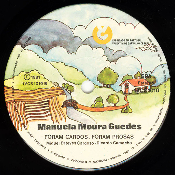 Manuela Moura Guedes - Flor Sonhada / Foram Cardos Foram Prosas | Valentim De Carvalho (1VCS 1010) - 4