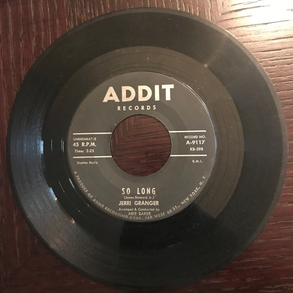 Gerri Granger - Teardrops For A Chaser | Addit Records (A-9117)