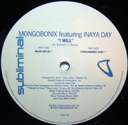 Mongobonix Featuring Inaya Day - I Will | Subliminal (SUB34) - 4