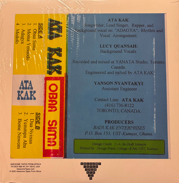 Ata Kak - Obaa Sima | Awesome Tapes From Africa (ATFA054) - 2