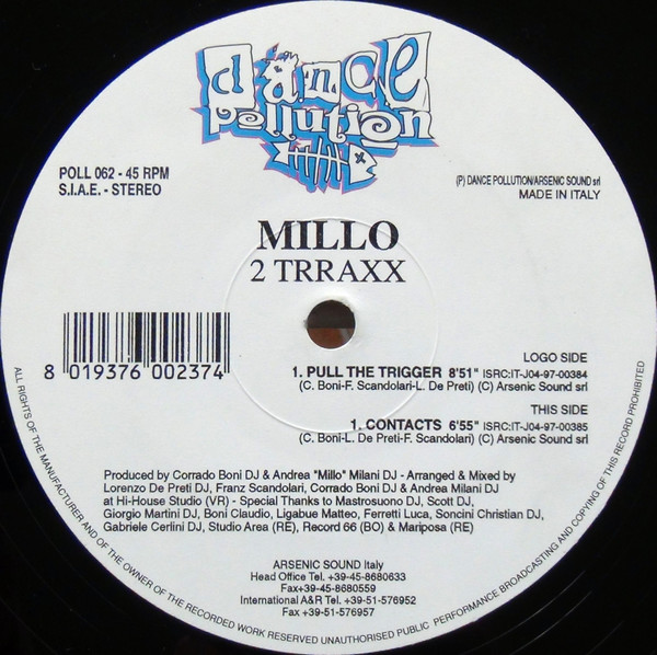 DJ Millo - 2 Trraxx | Dance Pollution (POLL 062) DJ Millo - 2 Trraxx | Dance Pollution (POLL 062)