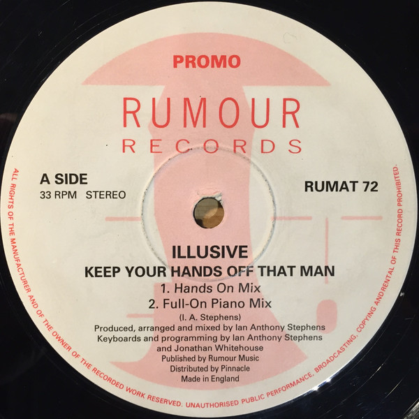 Illusive - Keep Your Hands Off That Man | Rumour Records (RUMAT 72) Illusive - Keep Your Hands Off That Man | Rumour Records (RUMAT 72)