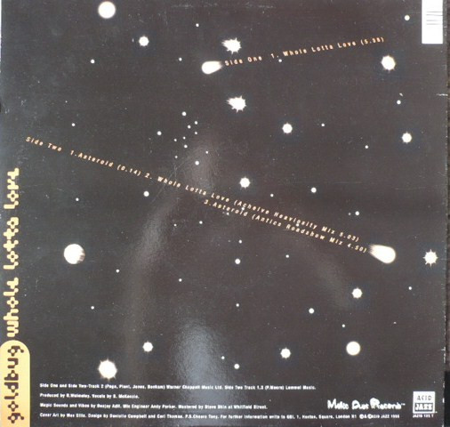 Goldbug - Whole Lotta Love | Acid Jazz (JAZID 125 T) - 2