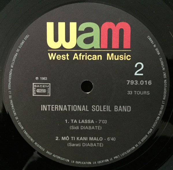 International Soleil Band - International Soleil Band | West African Music (WAM) (793.016) - 4 International Soleil Band - International Soleil Band | West African Music (WAM) (793.016) - 4