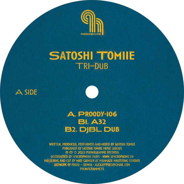 Satoshi Tomiie - Tri-Dub | Phonogramme (PHONOGRAMME035) - main