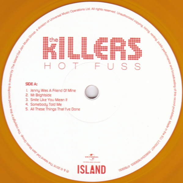 The Killers - Hot Fuss | Island Records (4785930) - 2