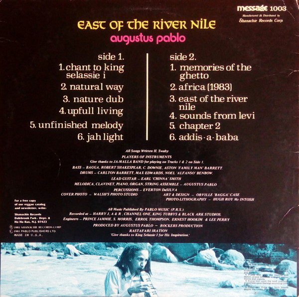 Augustus Pablo - East Of The River Nile | Message (MESSAGE 1003) - 2