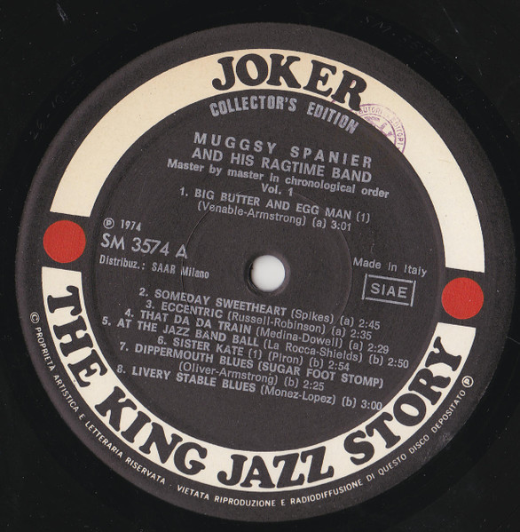 Muggsy Spanier's Ragtime Band - Muggsy Spanier And His Ragtime Band 1 | Joker (sm 3574) - 3 Muggsy Spanier's Ragtime Band - Muggsy Spanier And His Ragtime Band 1 | Joker (sm 3574) - 3