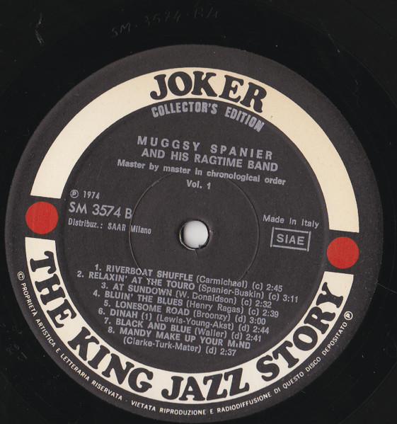Muggsy Spanier's Ragtime Band - Muggsy Spanier And His Ragtime Band 1 | Joker (sm 3574) - 4 Muggsy Spanier's Ragtime Band - Muggsy Spanier And His Ragtime Band 1 | Joker (sm 3574) - 4