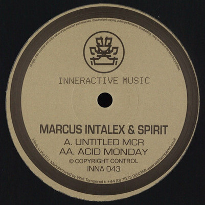 Marcus Intalex & Spirit - Untitled MCR / Acid Monday | Inneractive Music (INNA 043) - main