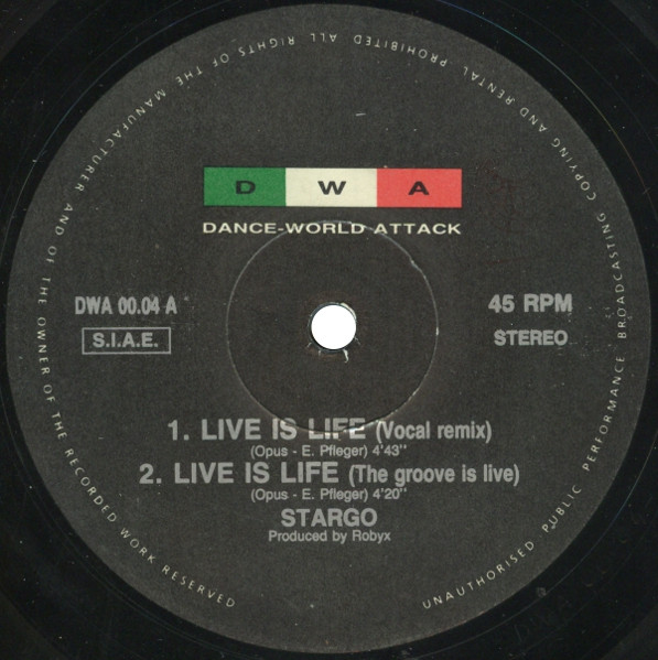 Stargo - Live Is Life | DWA (Dance World Attack) (DWA 00.04)