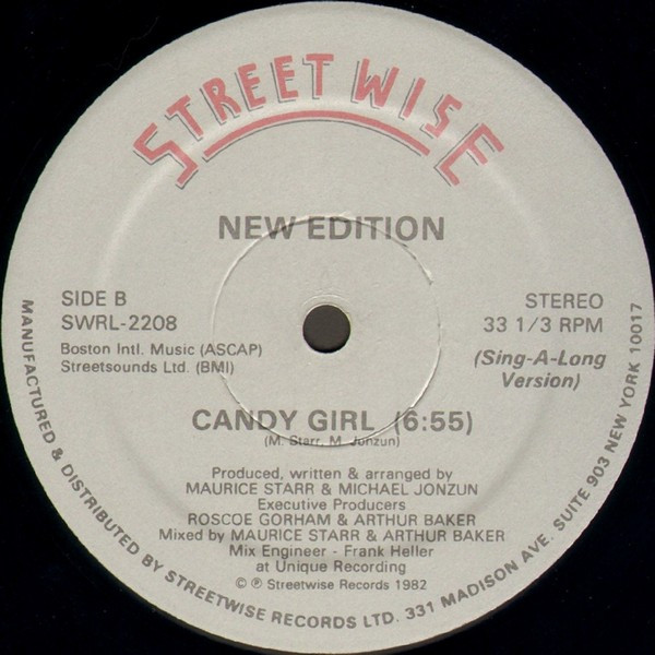 New Edition - Candy Girl | Streetwise (SWRL-2208) - 2