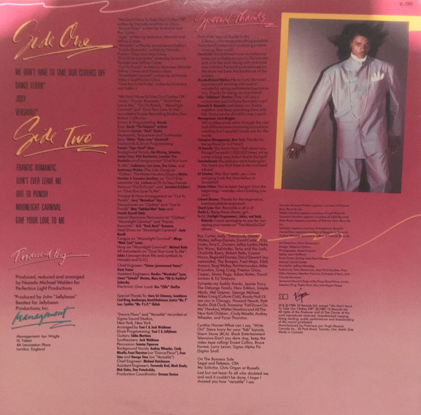 Jermaine Stewart - Frantic Romantic | 10 Records (VL2365) - 2