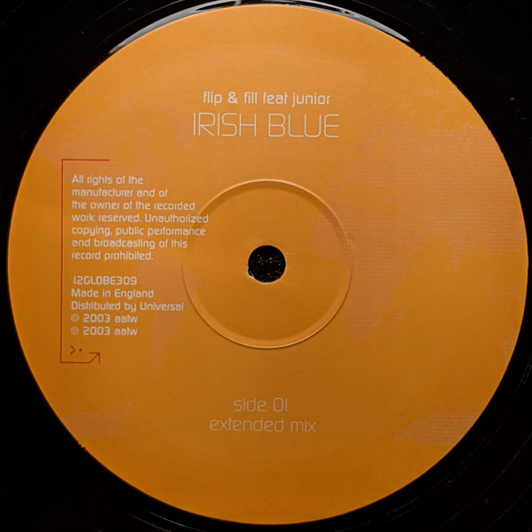 Flip & Fill Feat Junior - Irish Blue | All Around The World (12GLOBE309) - 3