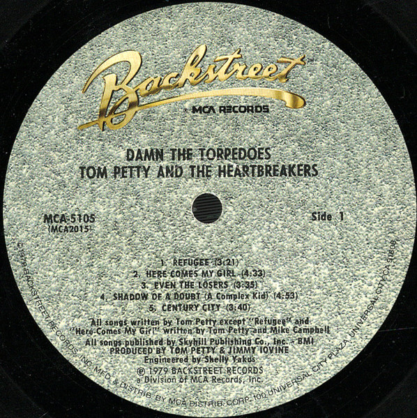 Tom Petty And The Heartbreakers - Damn The Torpedoes | Backstreet Records (MCA-5105) - 3