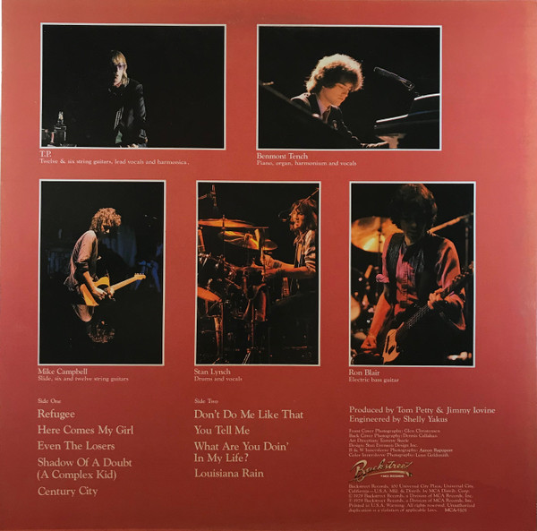 Tom Petty And The Heartbreakers - Damn The Torpedoes | Backstreet Records (MCA-5105) - 2