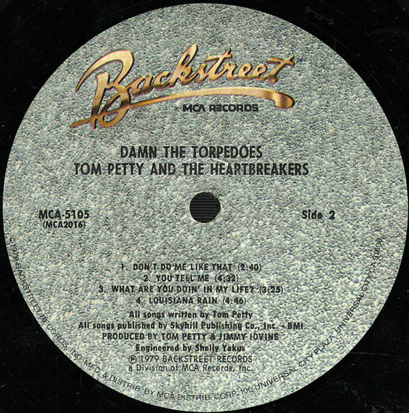 Tom Petty And The Heartbreakers - Damn The Torpedoes | Backstreet Records (MCA-5105) - 4