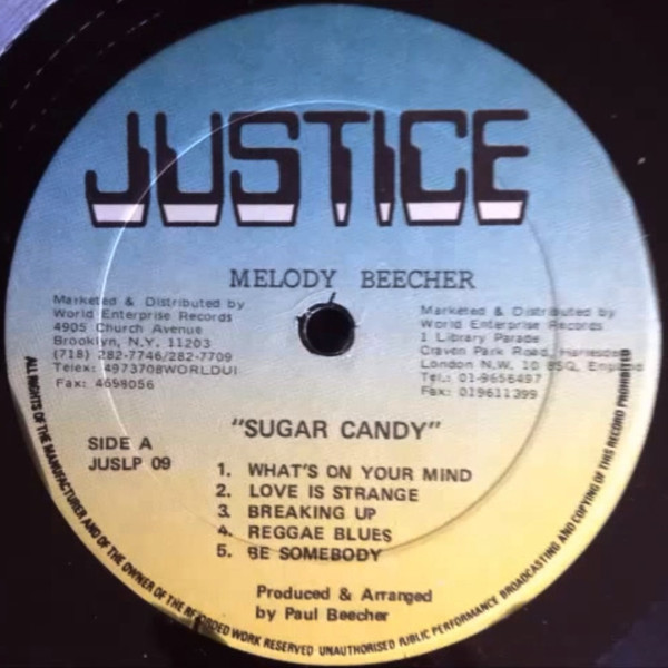 Melody Beecher - Sugar Candy | Justice (JUSLP 09) - 3