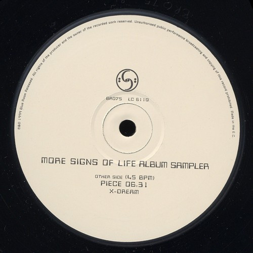 Various - More Signs Of Life Album Sampler | Blue Room Released (BR075) - 2