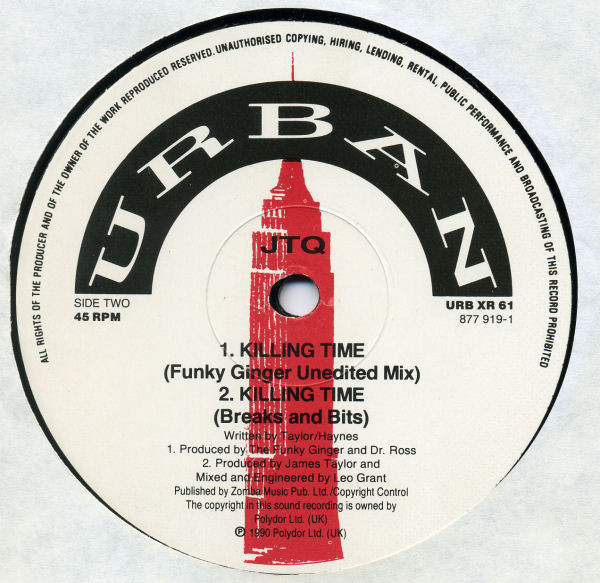 The James Taylor Quartet - Killing Time Remix | Urban (URBXR 61) - 4