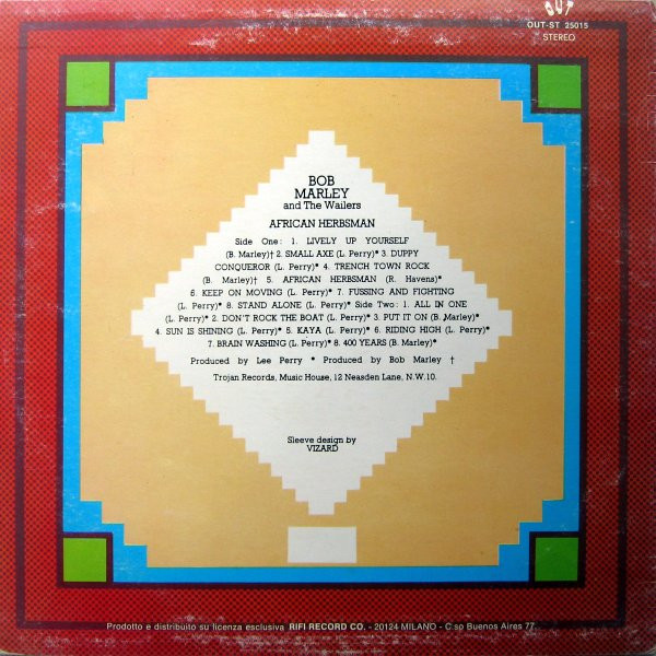 Bob Marley & The Wailers - African Herbsman | OUT (OUT ST 25015) - 3 Bob Marley & The Wailers - African Herbsman | OUT (OUT ST 25015) - 3
