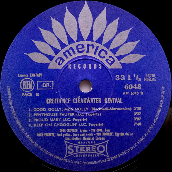 Creedence Clearwater Revival - Proud Mary / Bayou Country | America Records (30 AM 6048) - 4
