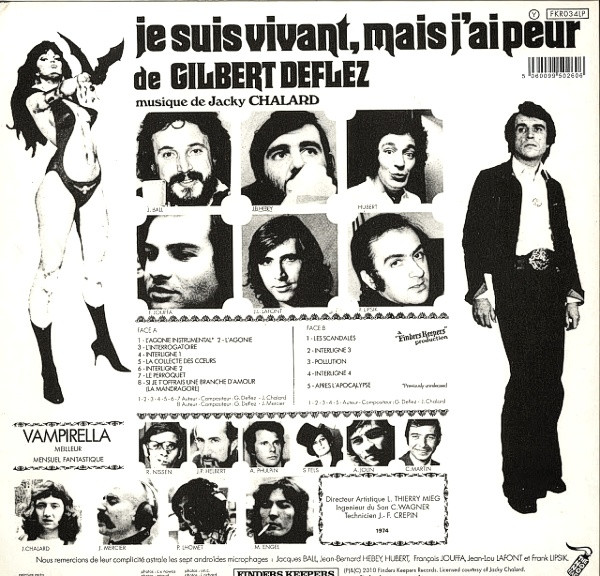 Gilbert Deflez - Je Suis Vivant, Mais J'Ai Peur | Finders Keepers Records (FKR034LP) - 4