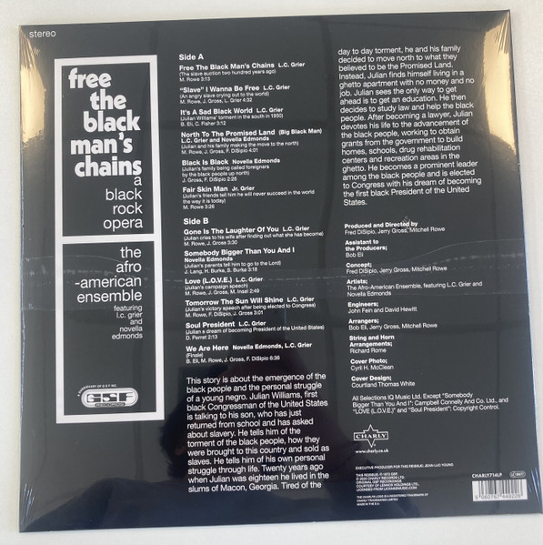 The Afro-American Ensemble - Free The Black Man's Chains | GSF Records (CHARLY714LP) - 2 The Afro-American Ensemble - Free The Black Man's Chains | GSF Records (CHARLY714LP) - 2