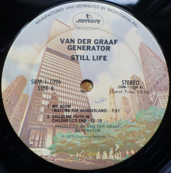 Van Der Graaf Generator - Still Life | Mercury (SRM-1-1096) - 4 Van Der Graaf Generator - Still Life | Mercury (SRM-1-1096) - 4