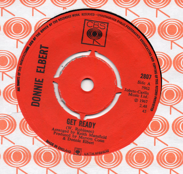 Donnie Elbert - Get Ready | CBS (2807) - main