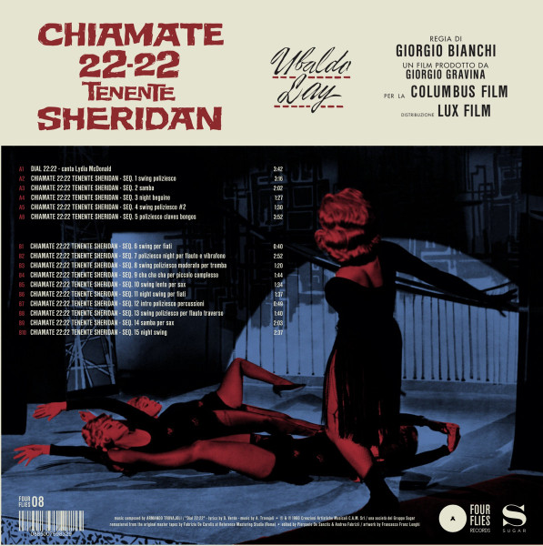 Armando Trovaioli - Chiamate 22-22 Tenente Sheridan | Four Flies Records (FLIES 08) - 2