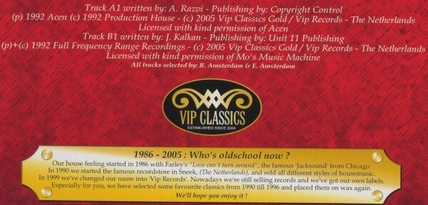 Acen / DJ Seduction - Close Your Eyes / Hardcore Heaven | VIP Classics (VIPCLASSICS-1032) - 3