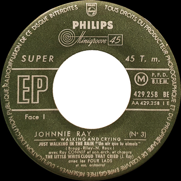 Johnnie Ray - Walking And Crying | Philips (429.258 BE) - 4