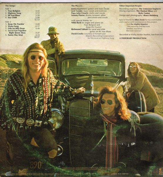 Hot Tuna - Burgers | Grunt (FTR-1004) - 2