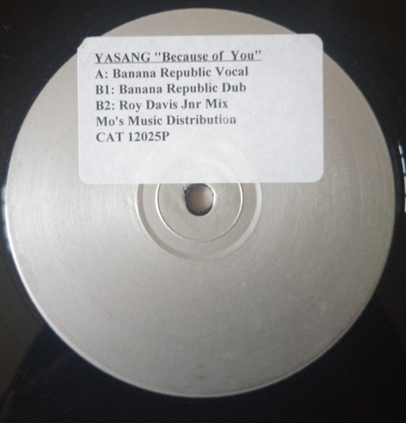Yasang - Because Of You | Catch (CAT 12025P)