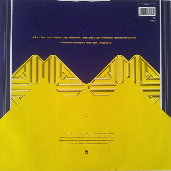 Sunscreem - Perfect Motion Remixes | Sony Soho Square (658405 8) - 2